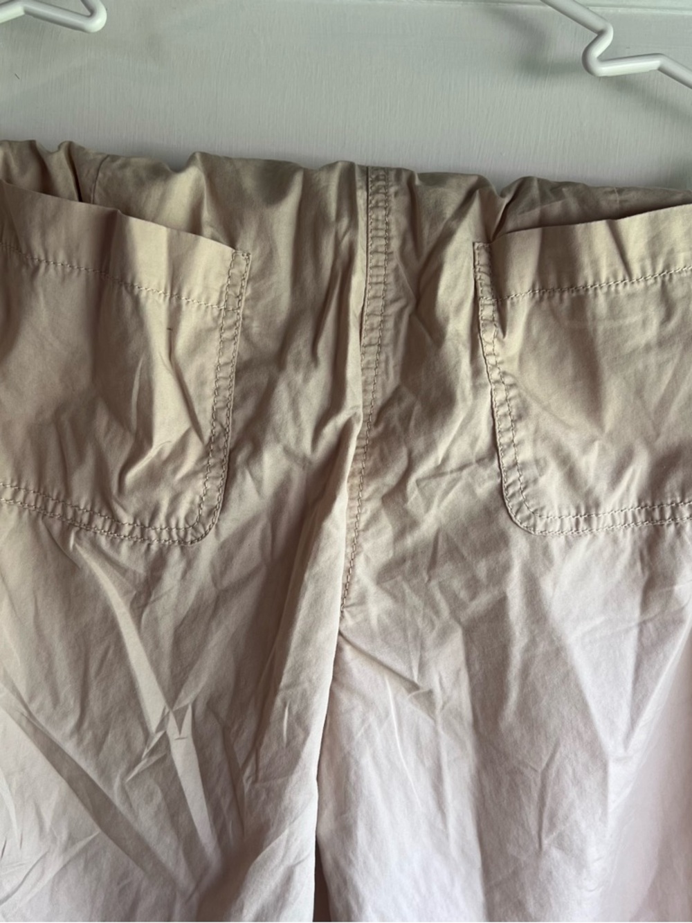 LOFT beige utility pull-on pants - Picture 14 of 15